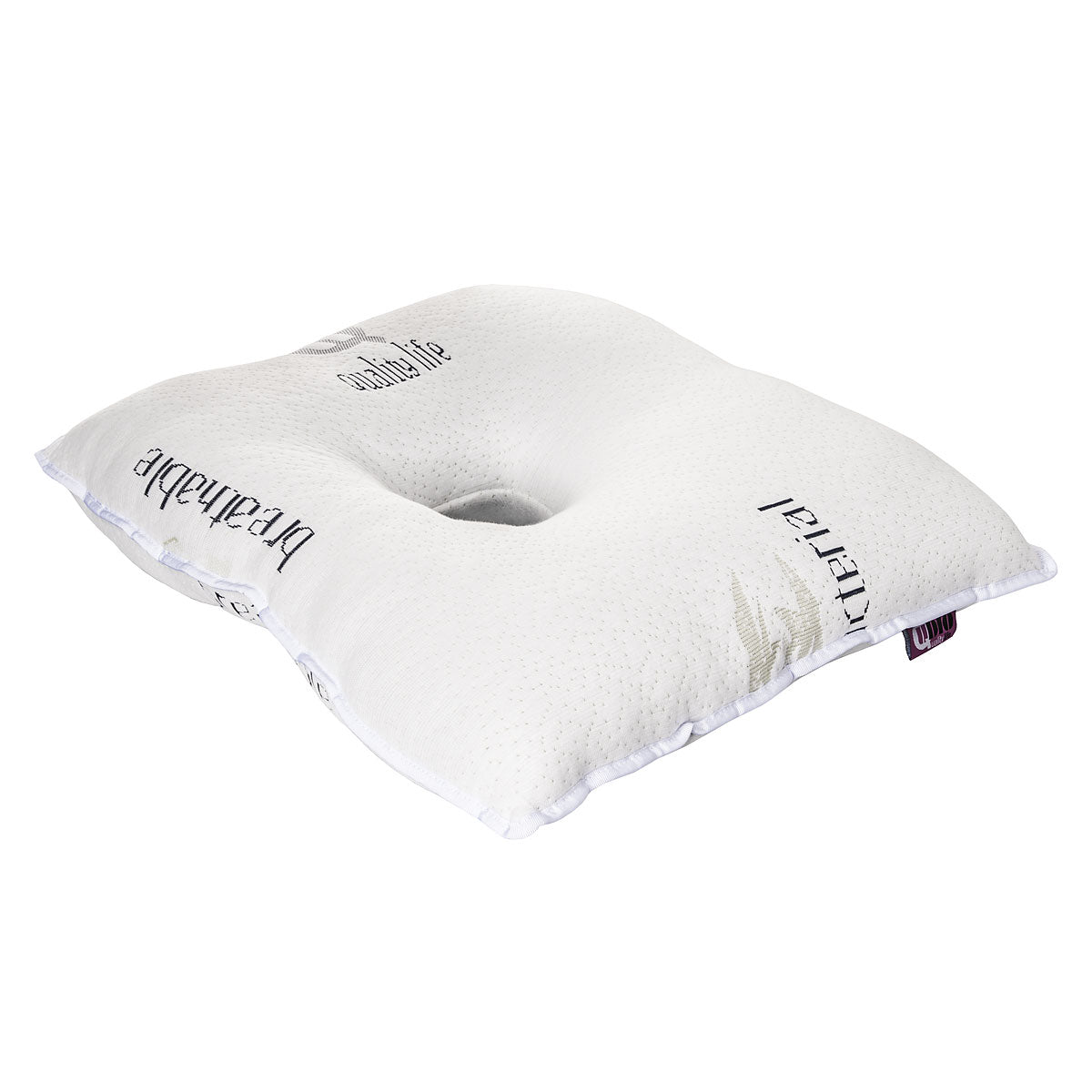 Ear pillow with ear hole — pressure-relief sleep support