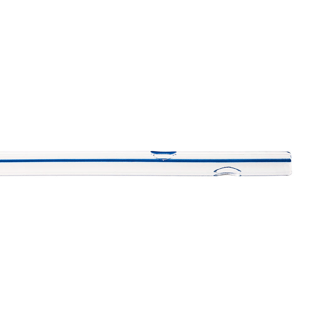 Suction catheter, open-tip with finger control