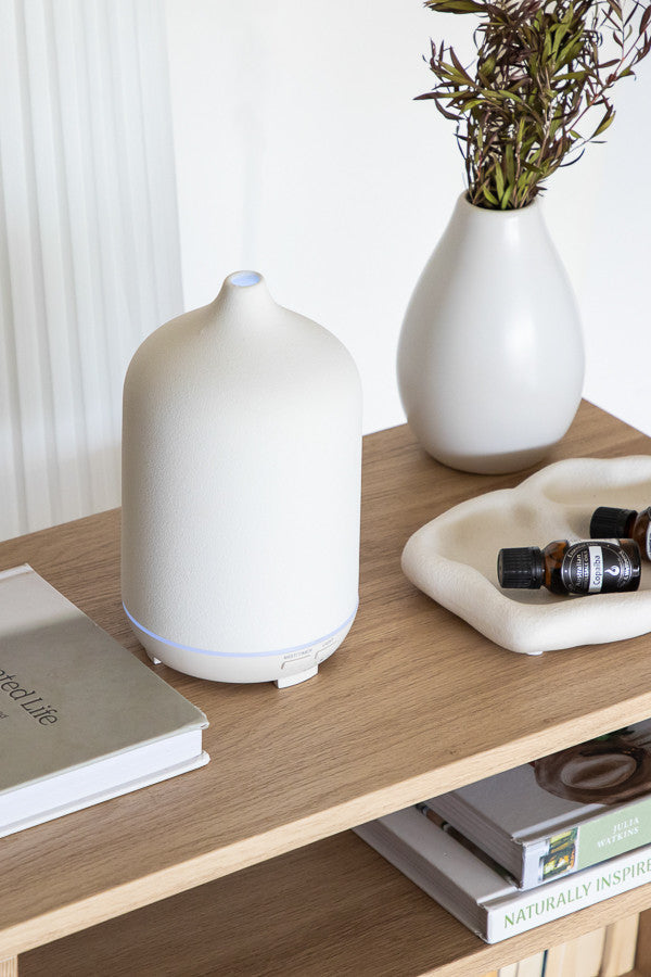 Deluxe Stone Aroma Diffuser - White
