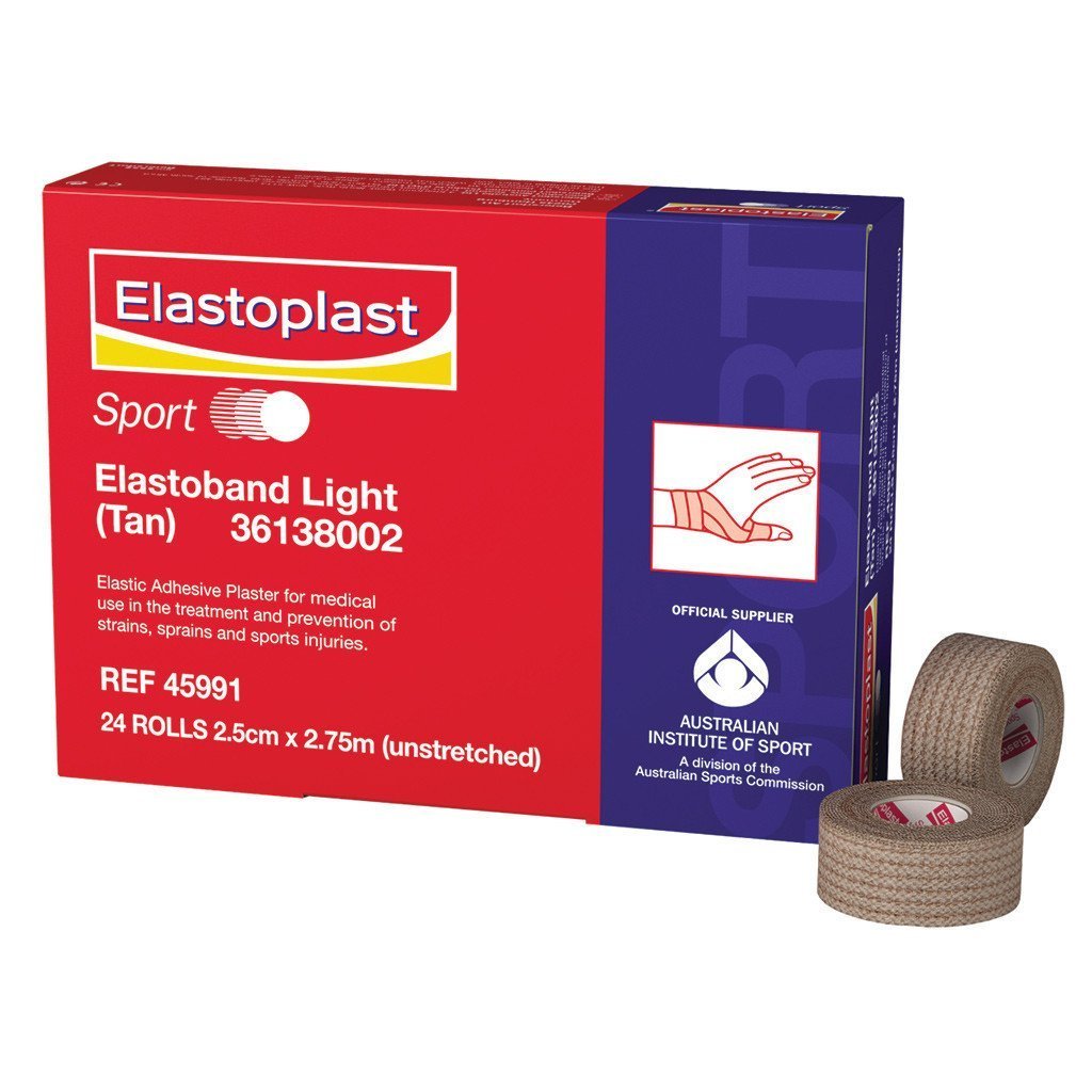Elastoplast Sport Elastoband Light — Tan Plaster‑Style Compression