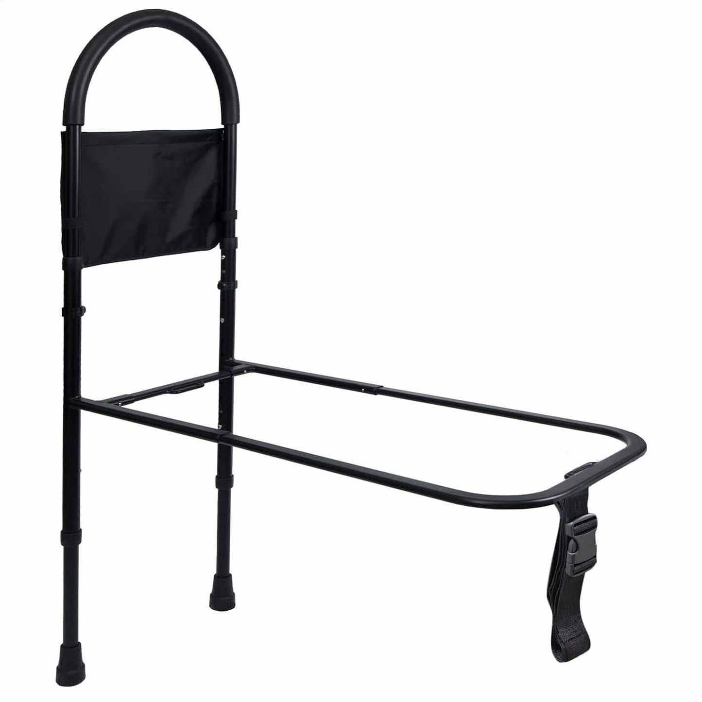 Height Adjustable Bed Rail with Pouch for Added Support | Fits Most Australian Beds