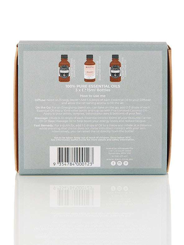Essential Oil Pack - Energise (NEW)