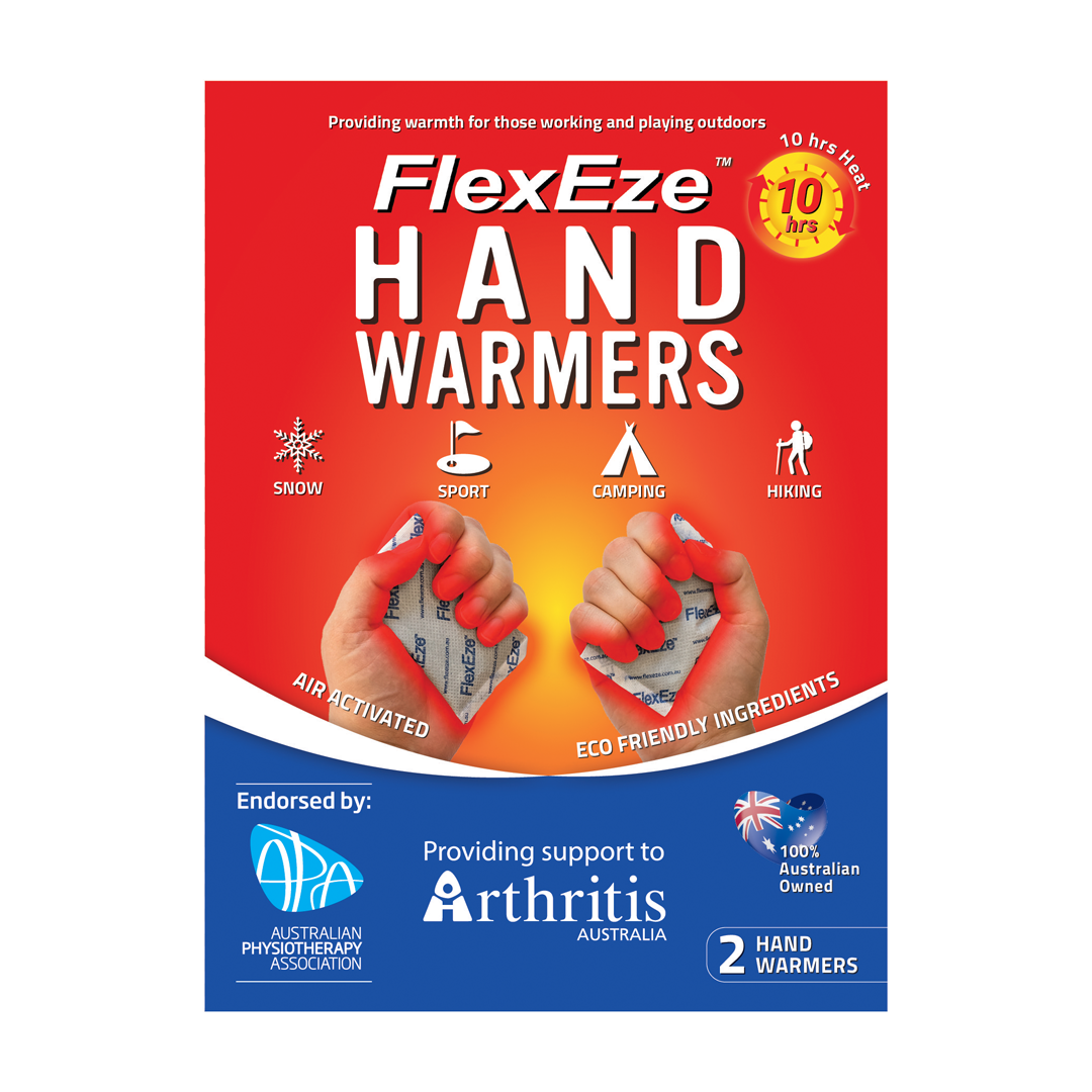 FlexEze Hand Warmers — 40 Pack (20 Pairs) | Up to 10 Hours Heat