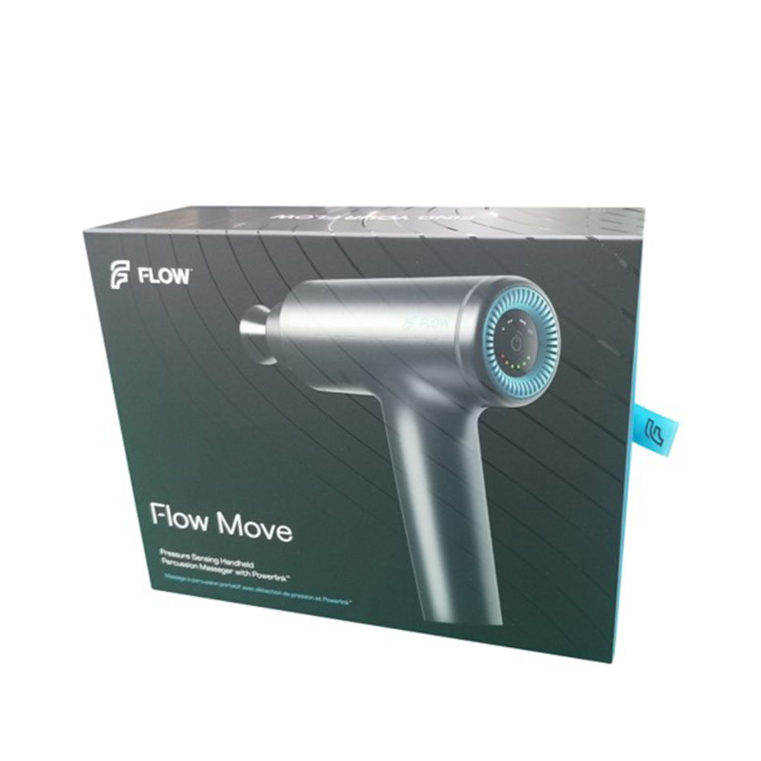 Flow Move Percussion Massage Gun — Portable Handheld Massager