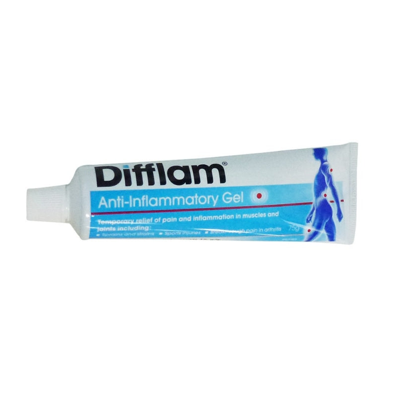 Difflam Gel 75 g — Benzydamine Topical Gel for Pain & Inflammation