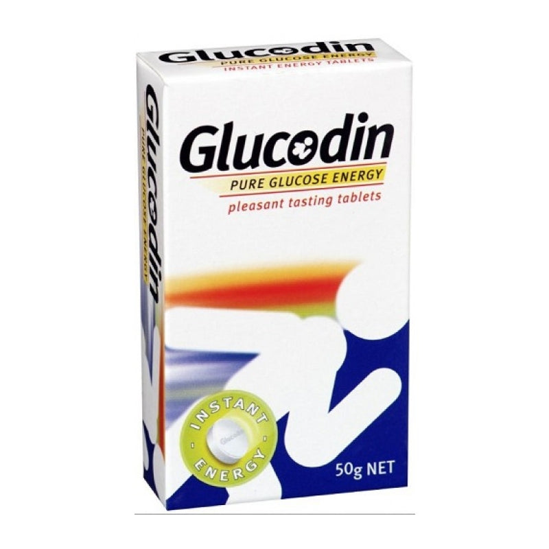 Glucodin Energy Tablets 50g (33 Tabs) — Fast-Acting Glucose Boost