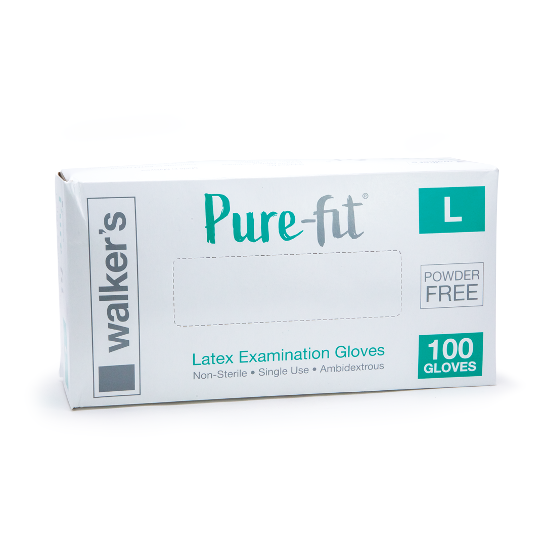 Latex gloves, powder-free disposable
