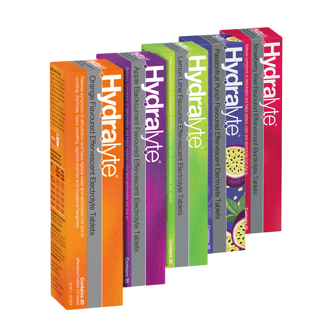 Hydralyte Effervescent Electrolyte Tablets — 20 Pack