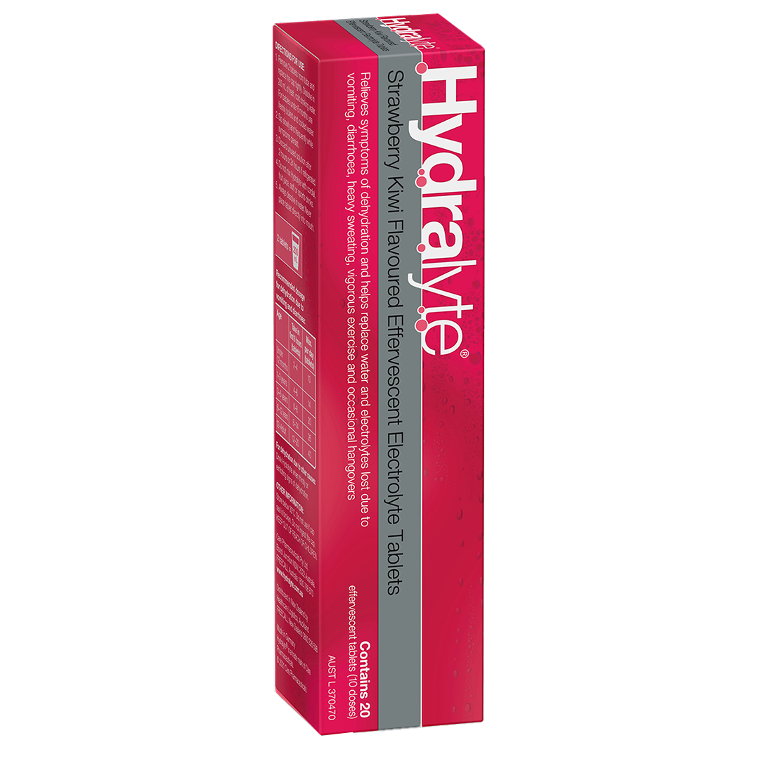 Hydralyte Effervescent Electrolyte Tablets — 20 Pack