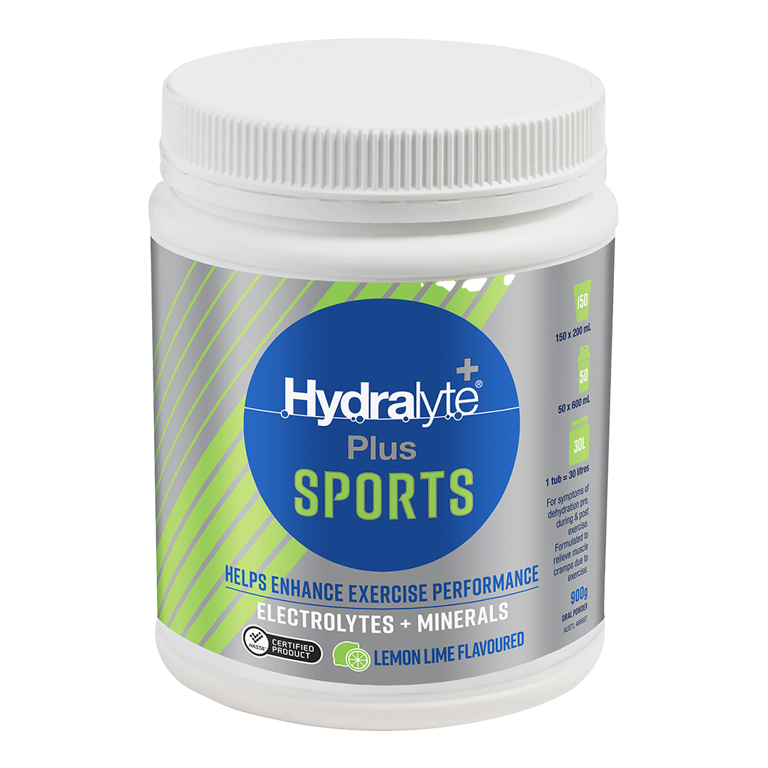 Hydralyte Sports Electrolyte Powder 900g — Low Sugar Sports Hydration