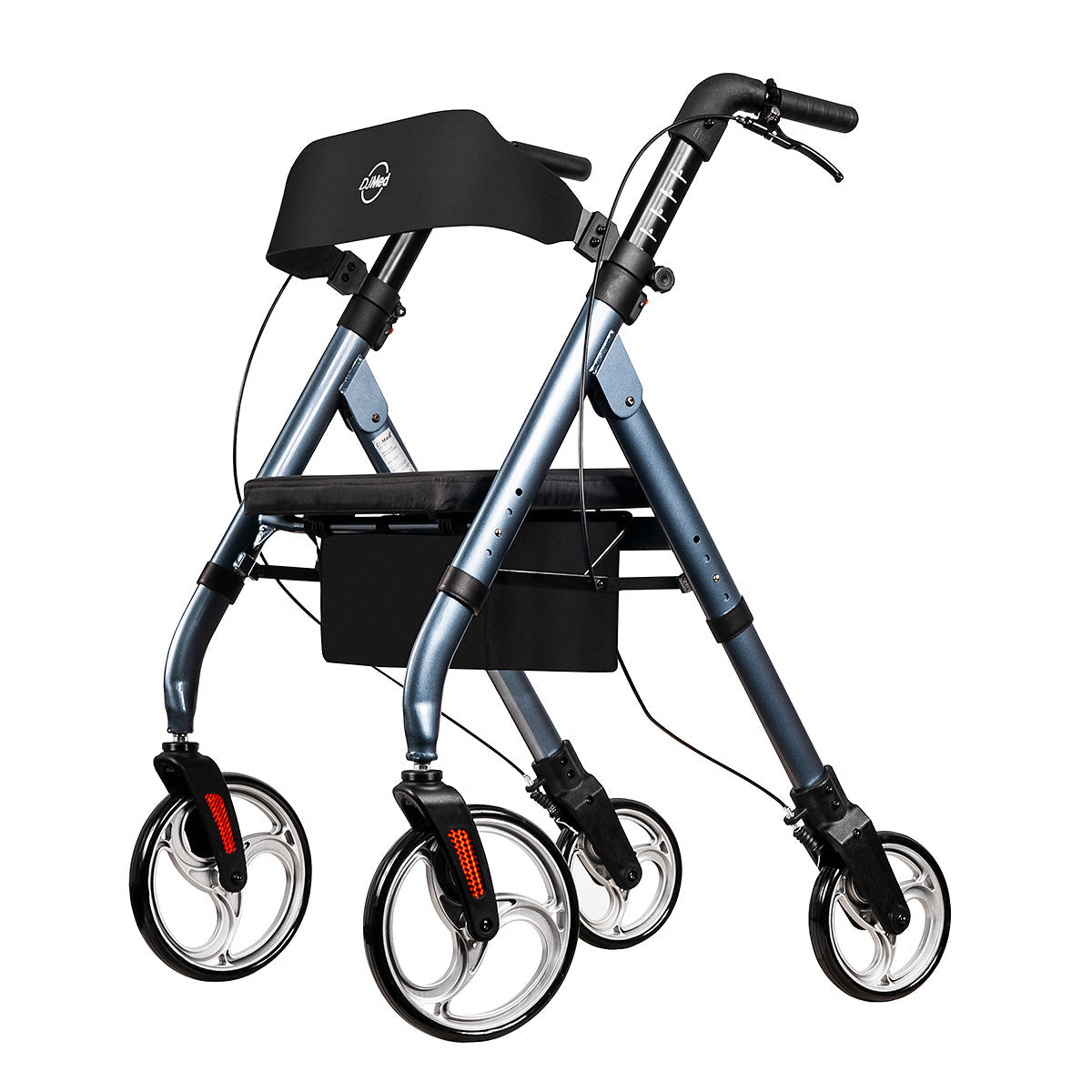 Tall & Strong Heavy-Duty Rollator Walker, Bariatric Mobility Aid