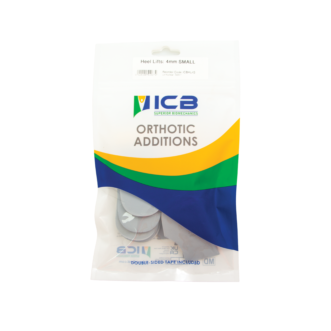 ICB Heel Lifts Pack of 10 — 4mm / 6mm / 8mm + Fore & Rear Wedges