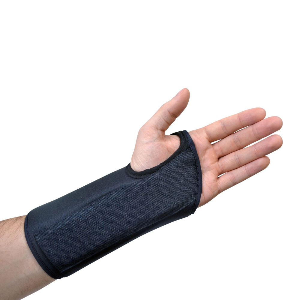 Jura Black Wrist Brace - Breathable Adjustable Wrist Support (XS–XL)