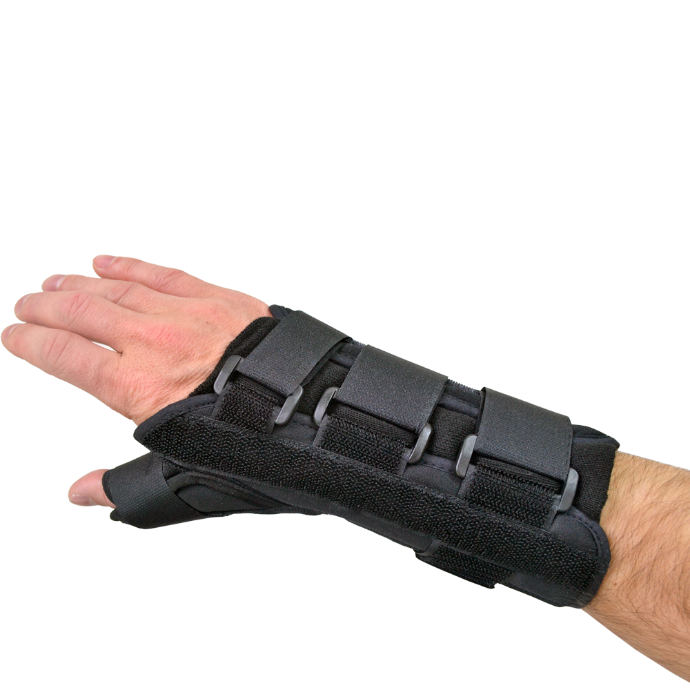 Jura Black Wrist & Thumb Brace — Support for Tendonitis, Sprains & Pos
