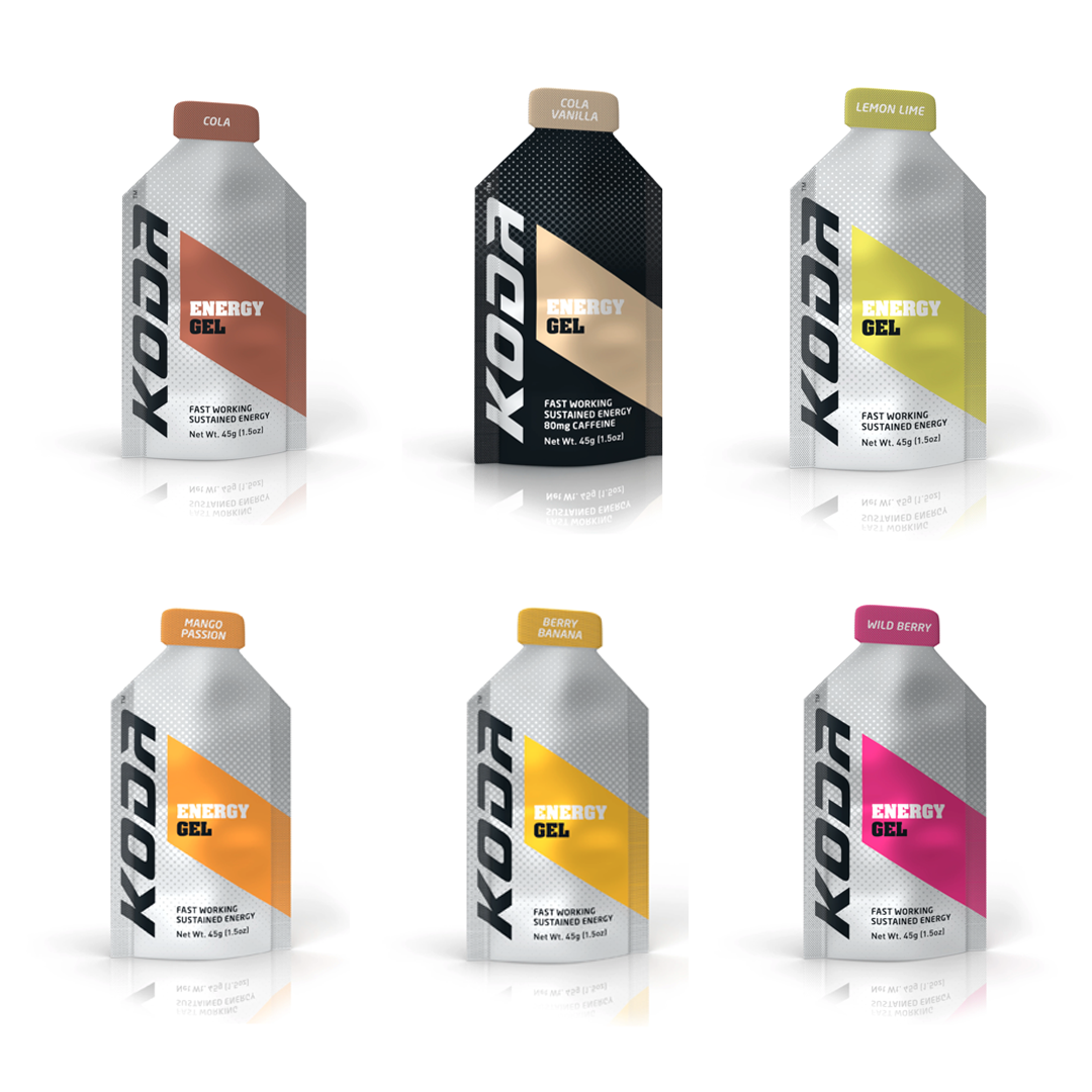 KODA Energy Gel 24-Pack — Fast‑Absorbing Endurance Fuel