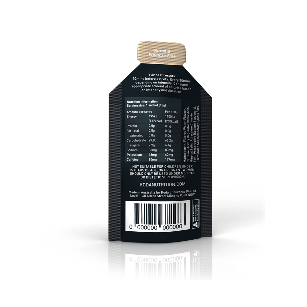 KODA Energy Gel 24-Pack — Fast‑Absorbing Endurance Fuel