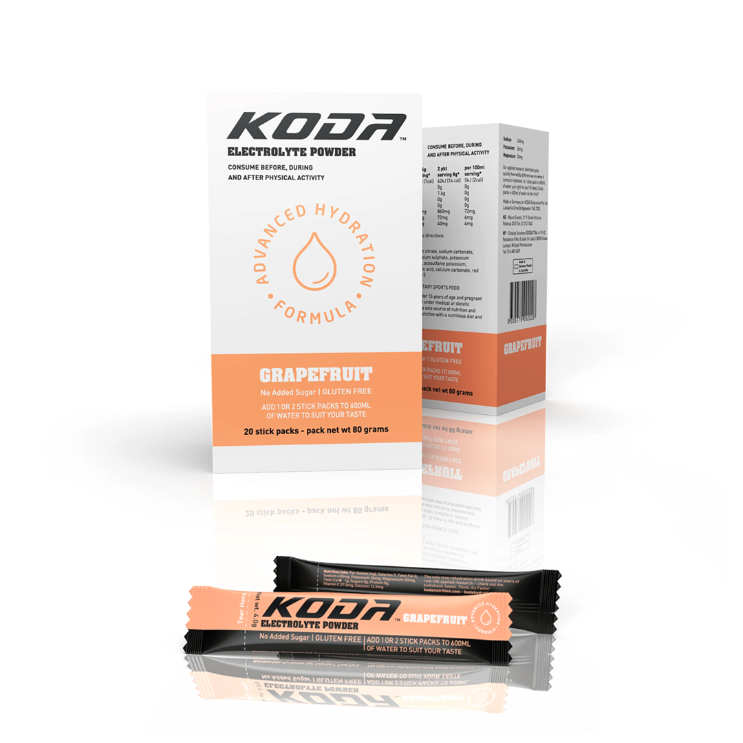 KODA Sugar-Free Electrolyte Powder Stick Packs - 20 Pack