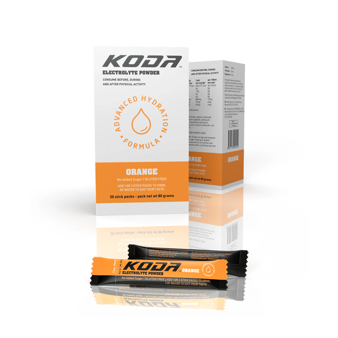 KODA Sugar-Free Electrolyte Powder Stick Packs - 20 Pack