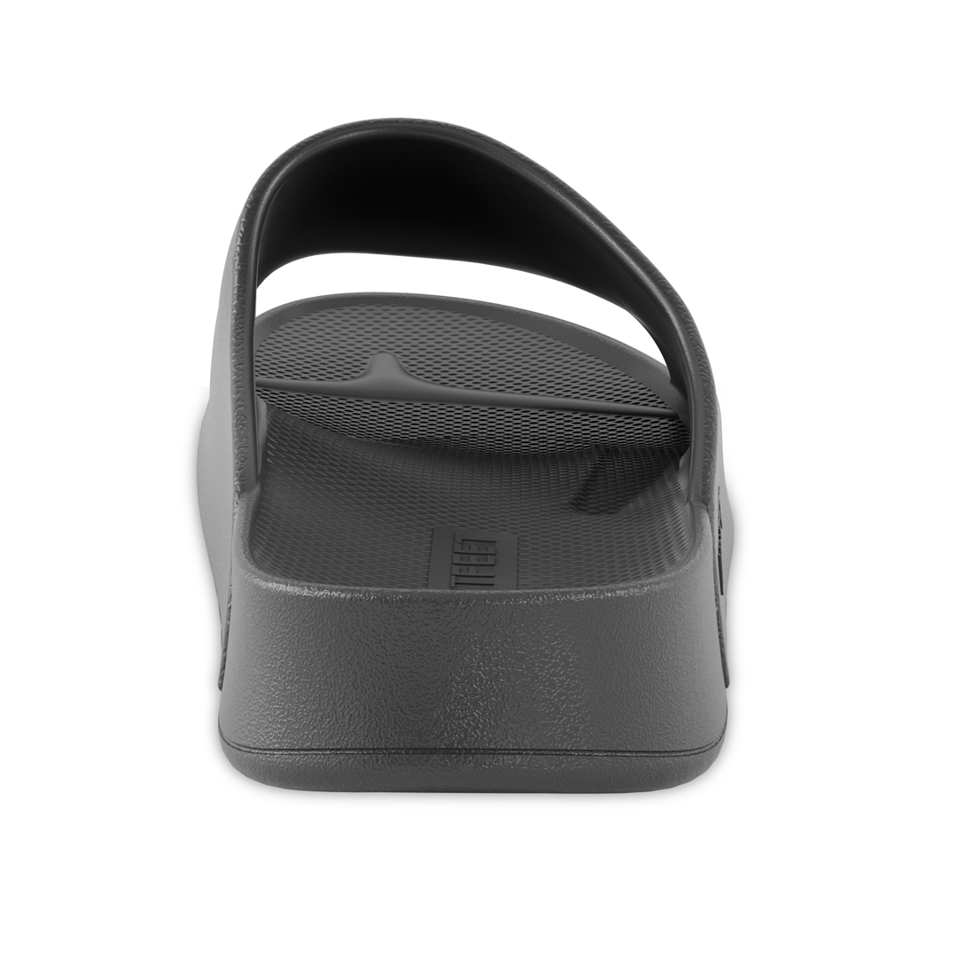 Lightfeet Single-Strap Arch Support Slides — Black (Unisex)