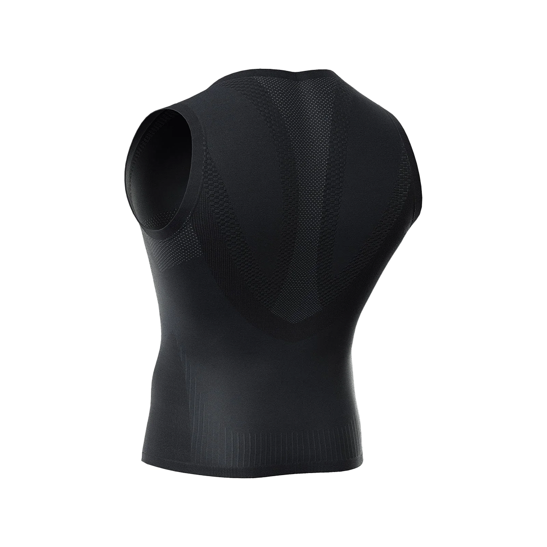 Men's Waist Support Compression Top, Breathable & Seamless