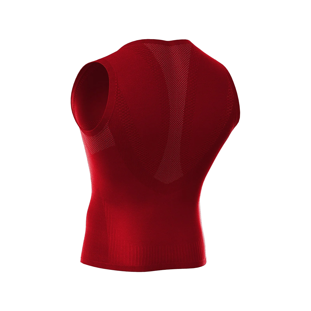 Men's Waist Support Compression Top, Breathable & Seamless