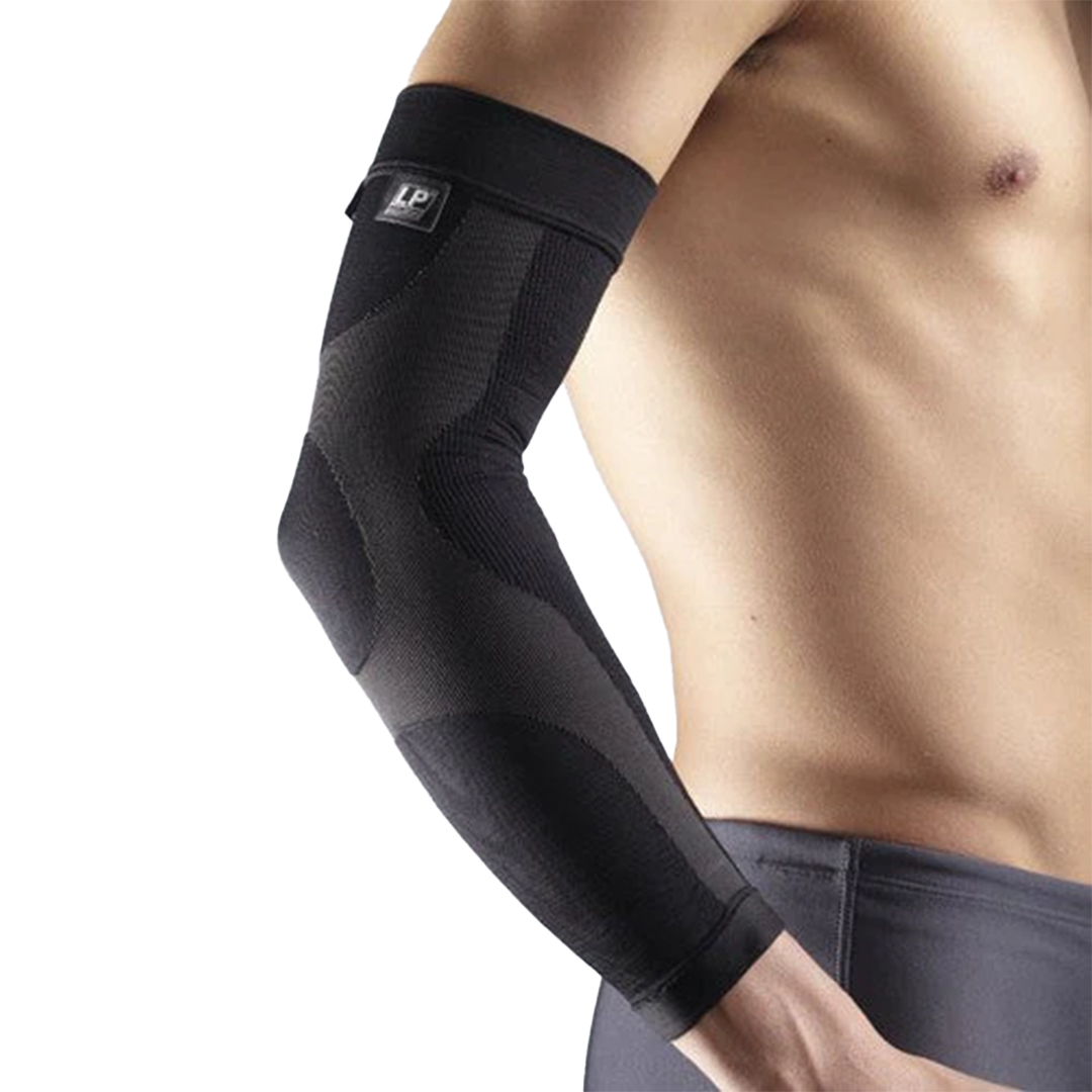 Arm Compression Sleeve with Power Band for Elbow Support