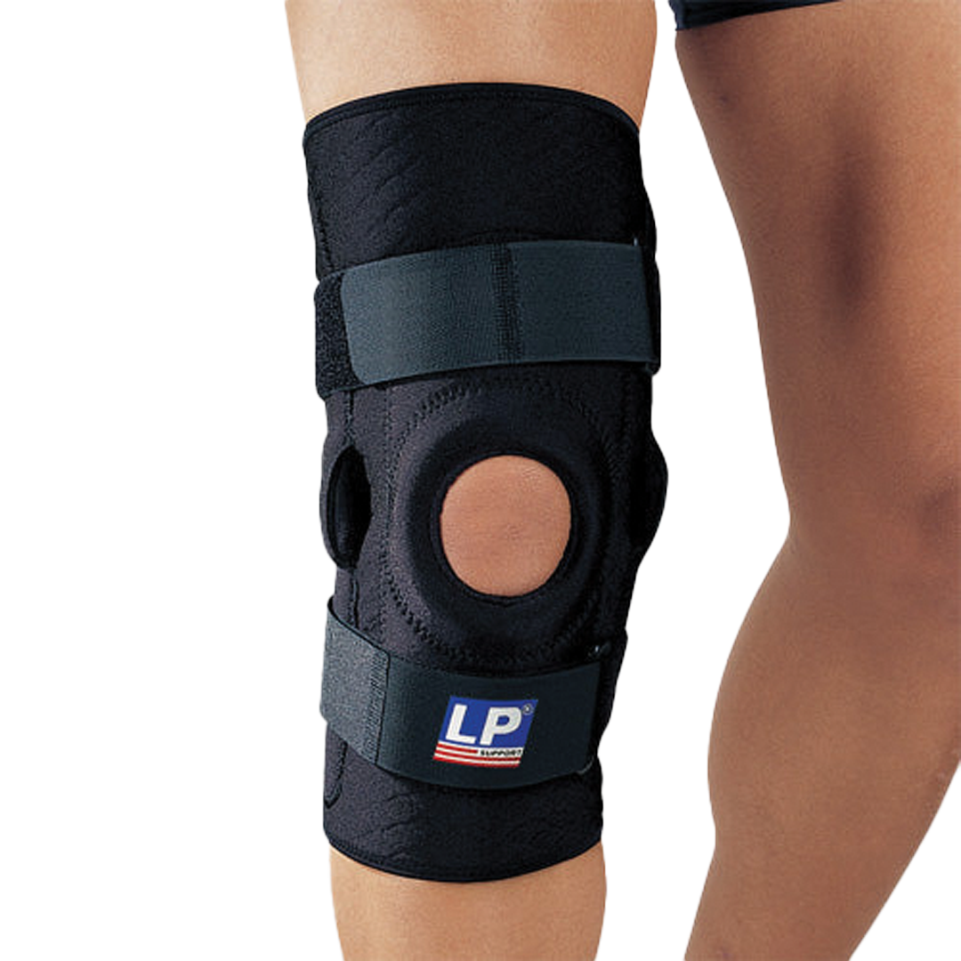 Knee Stabilizer with Patella Relief, EVA Pad & Metal Hinges