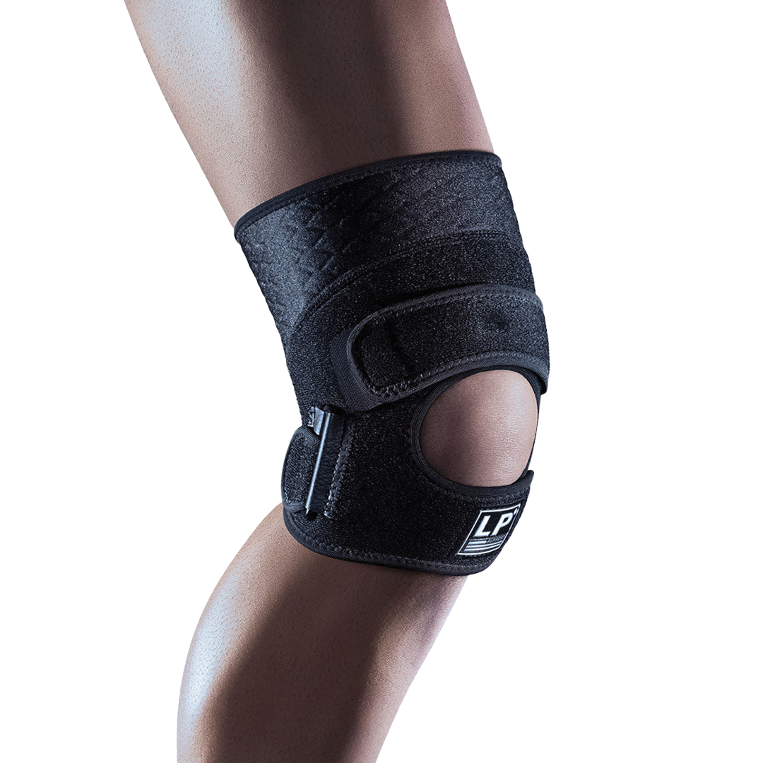 Knee Support with Patella Tendon Strap — Adjustable Compression