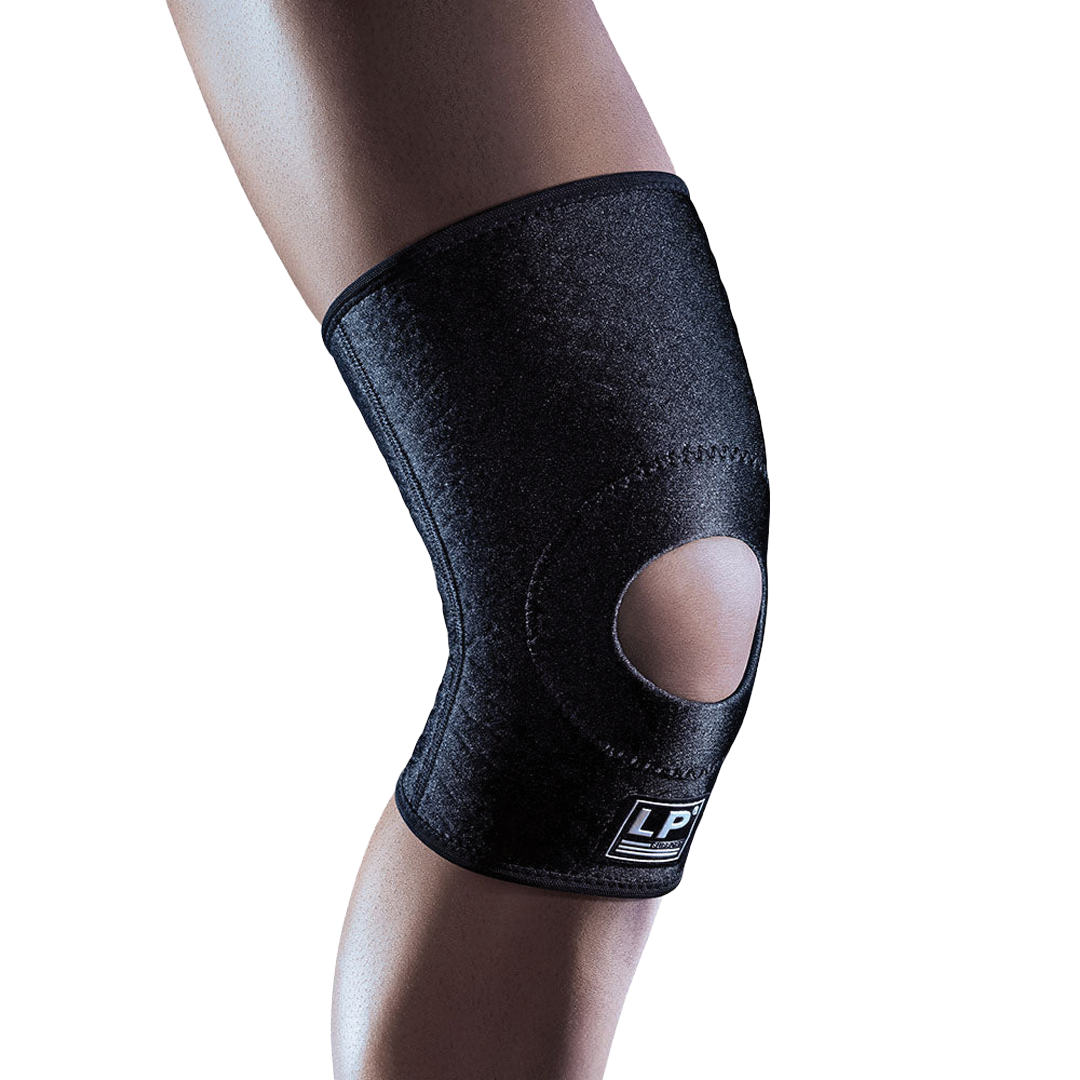 Knee support open-patella compression for support and stability