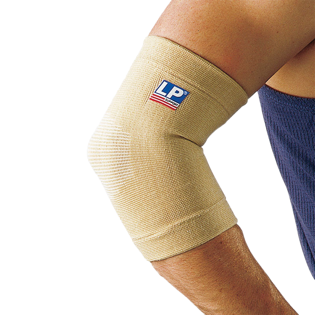 Elbow support for stability and recovery, adjustable fit