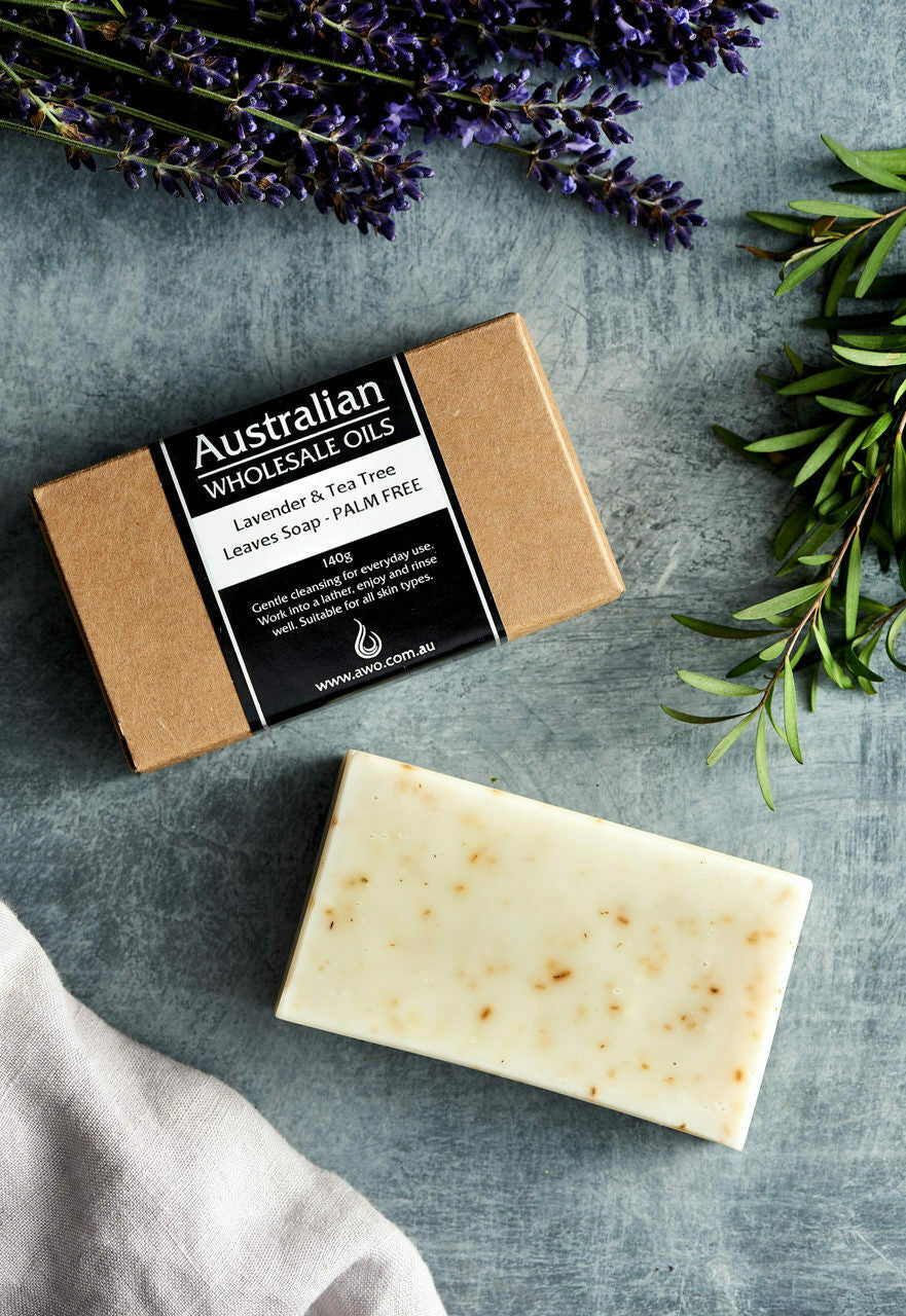 Lavender & Tea Tree Leaves Soap - PALM FREE