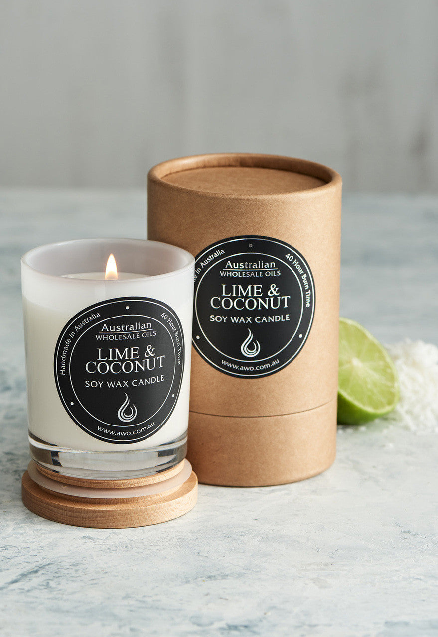 Lime & Coconut Soy Candle
