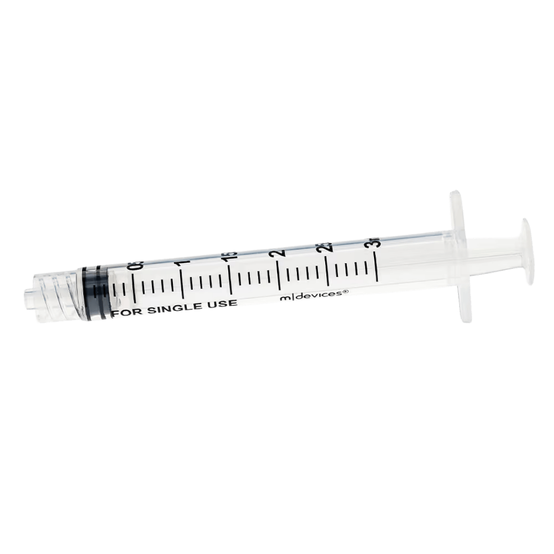 Luer Lock Syringe - Concentric Nozzle Without Needle