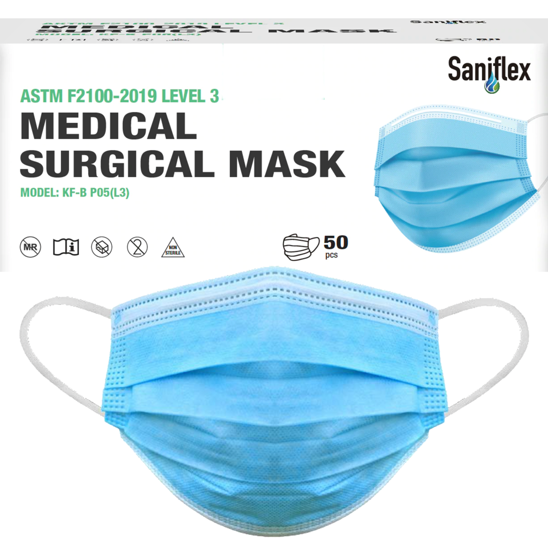Level 3 Face Mask — Single-use disposable barrier