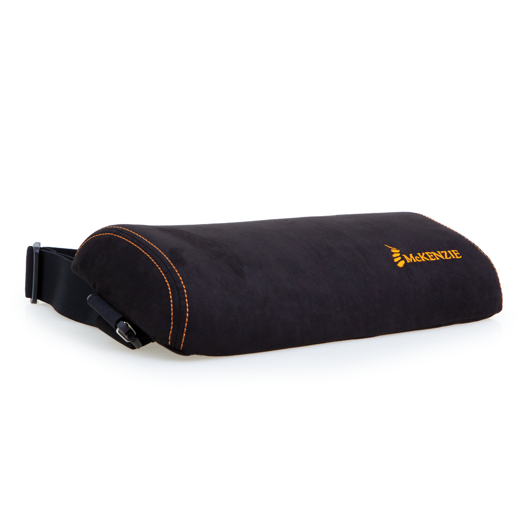 Slimline Lumbar Roll – injected moulded foam with suede-type cover