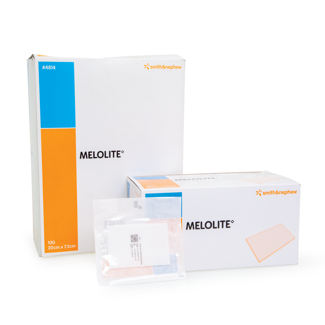 Non-adherent wound dressing - double-sided absorbent pad