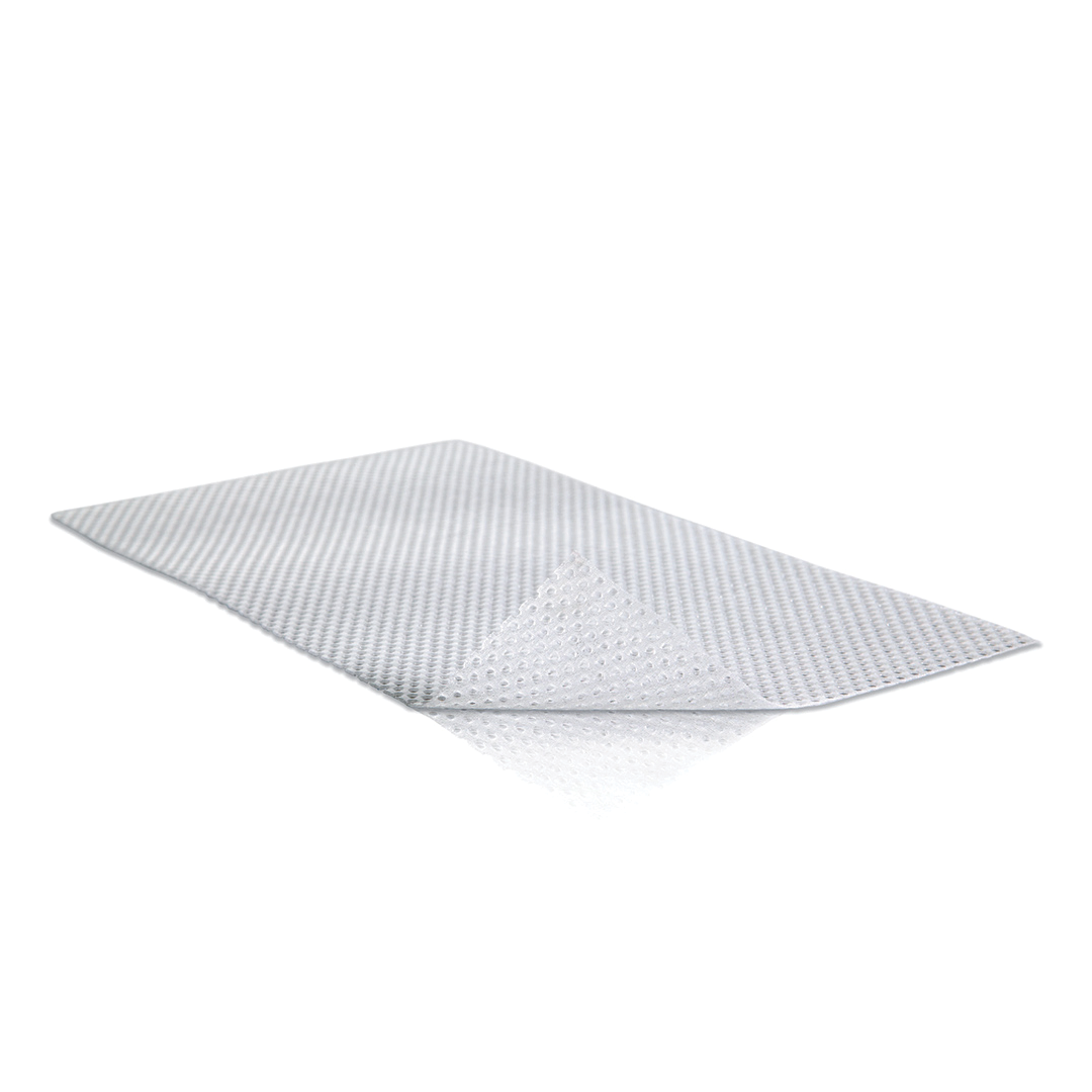 Non-adherent wound dressing for gentle dressing changes