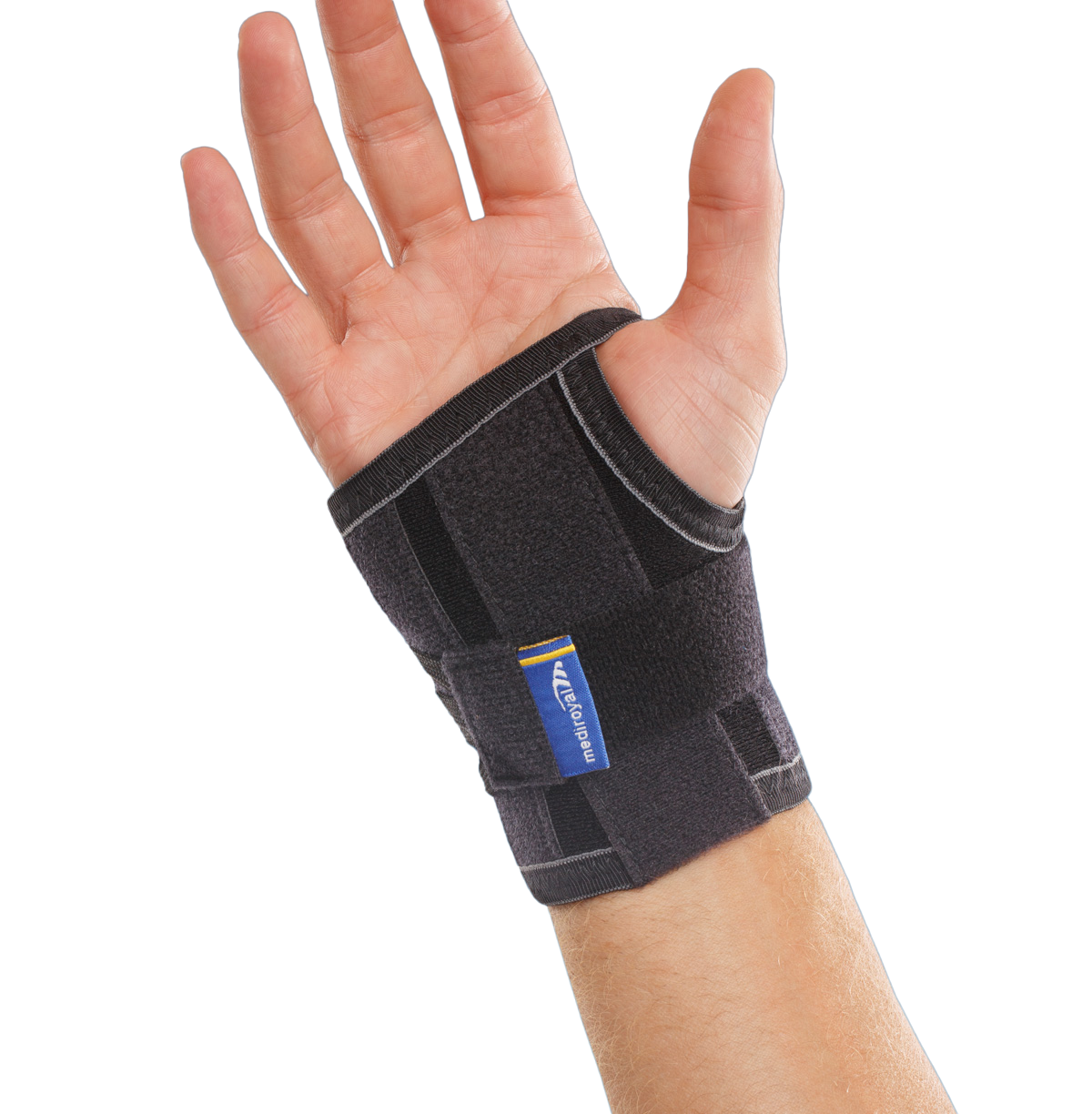 Wrist brace, lace-up short — breathable low-profile support