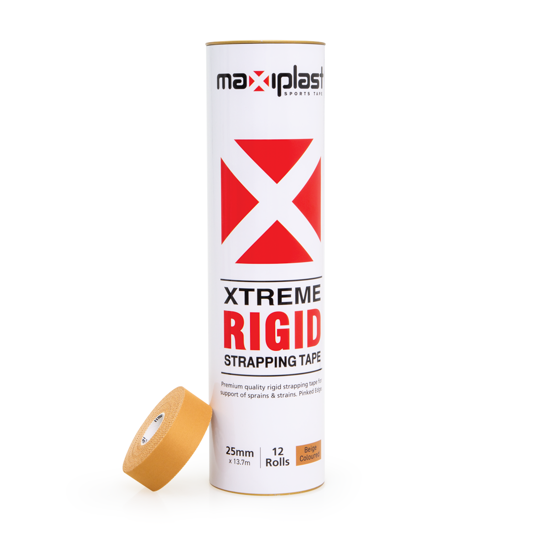 Rigid strapping tape - extra-strong breathable cloth