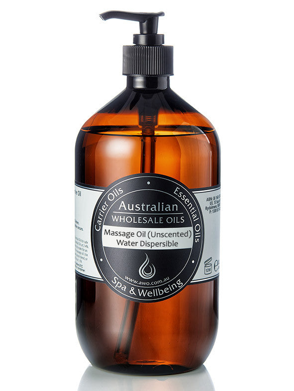 Massage Oil (Unscented) Water Dispersible