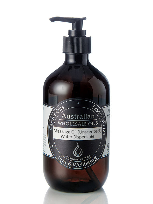 Massage Oil (Unscented) Water Dispersible