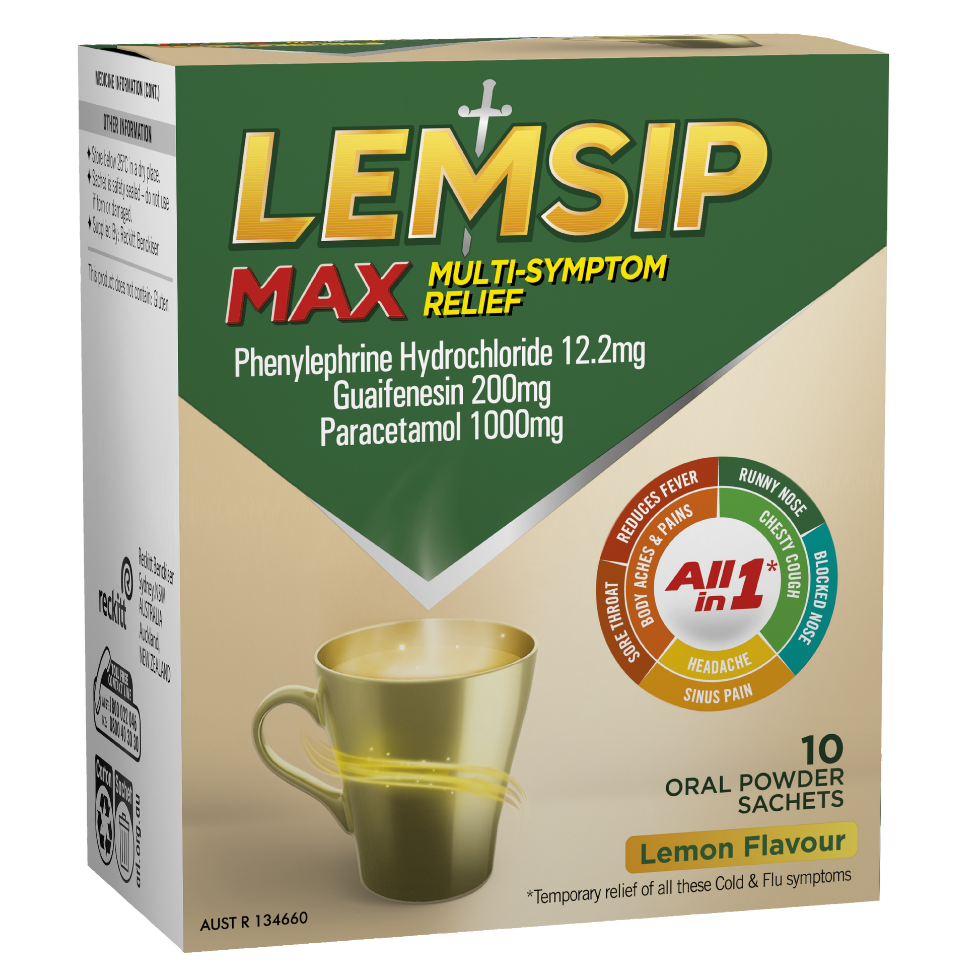 Lemsip All-in-1 Lemon Hot Drink 10