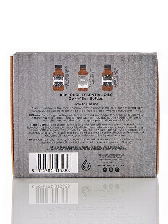 Essential Oil Pack - Men's Wellness Trio
