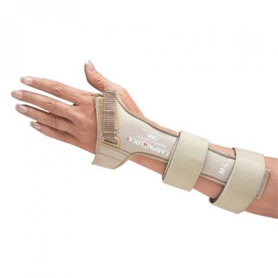 Carpal Lock Wrist Splint for Neutral Support and Secure Fit