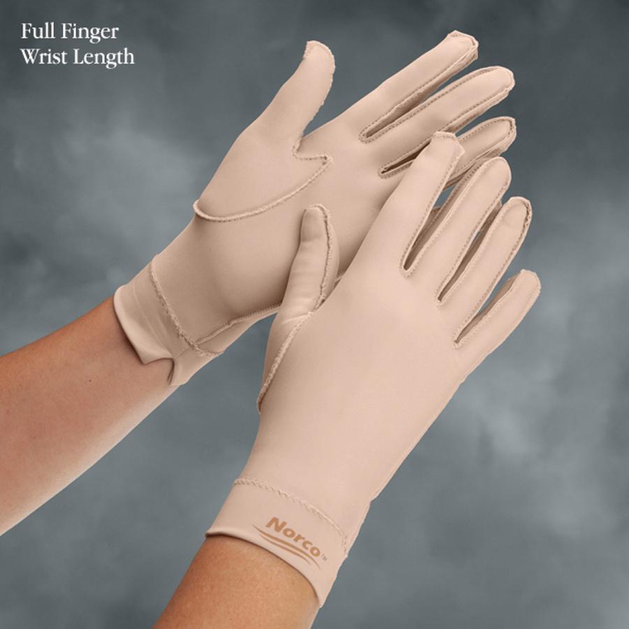 Edema Glove Full-Finger Over-Wrist Compression