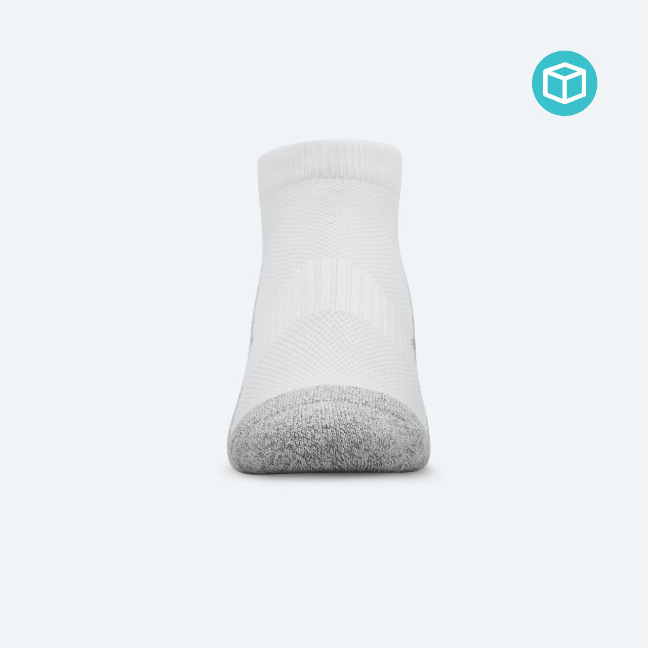 Dr Comfort No Show Socks Large White
