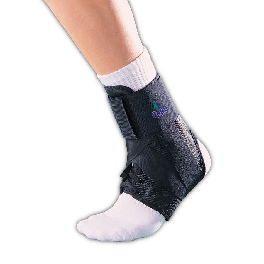 OPPO Ankle Support with Strap — Lace-Up Figure-8, Open Heel (Adjustabl