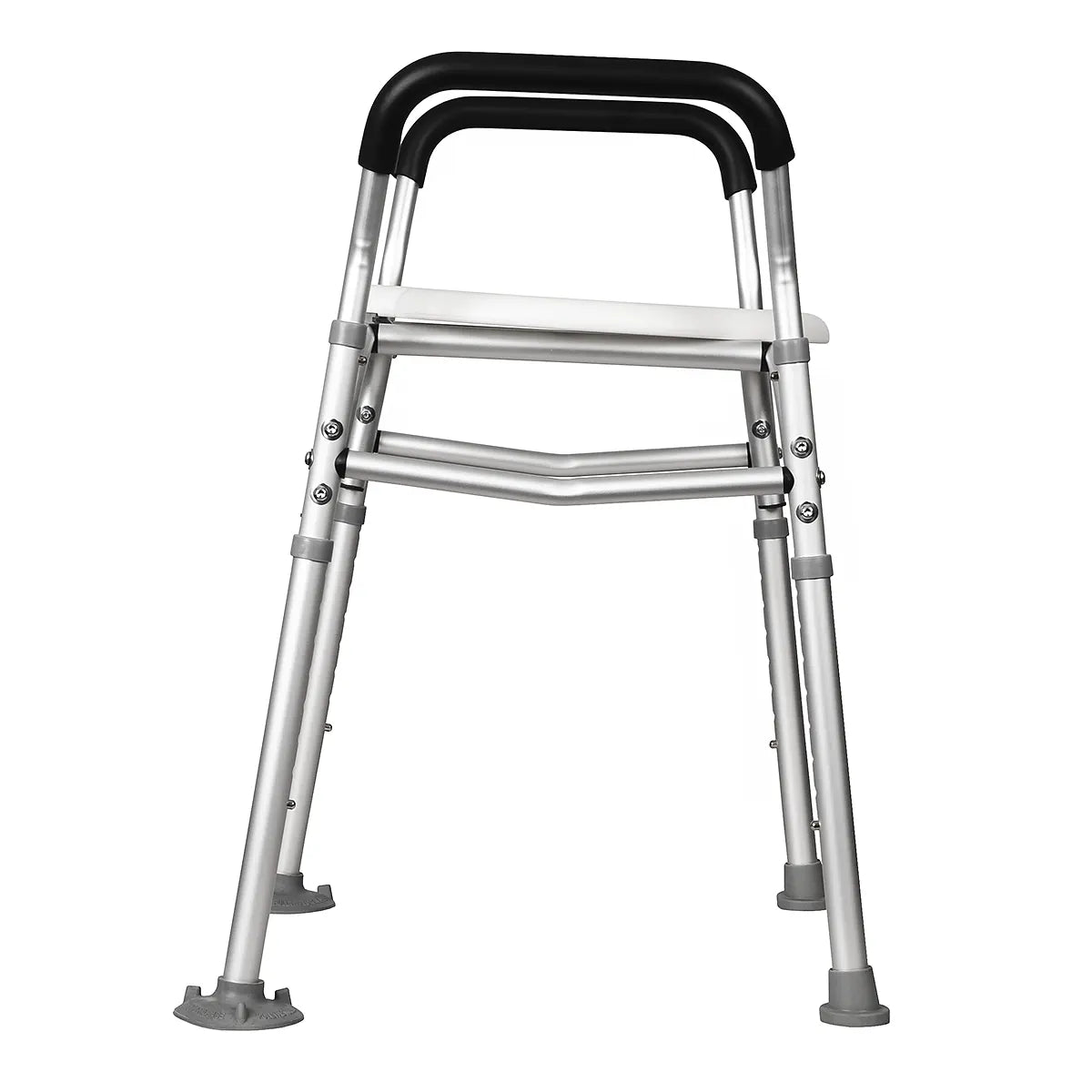Adjustable Over Toilet Support Frame with Safety Rail, 110kg Capacity, for Elderly and Disabled
