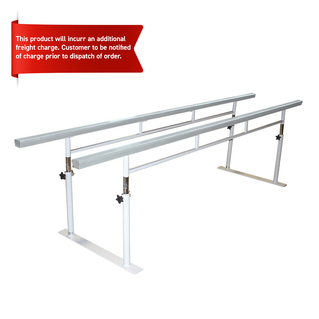 Parallel Walking Bars – Adjustable Height and Width for Rehab
