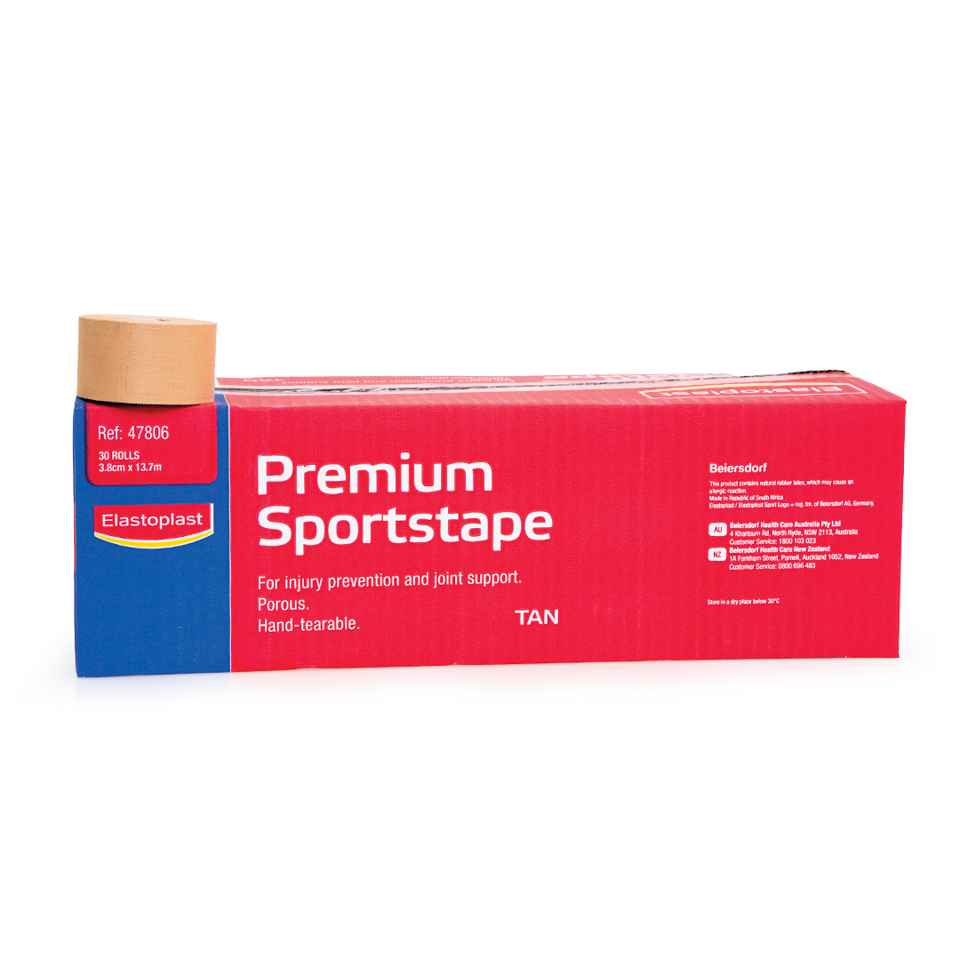 Elastoplast Sport Premium Athletic Tape 13.7m — Tan (Zinc Oxide)